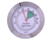 Гигрометр механический 43 мм, серебро