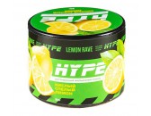 Бестабачная смесь для кальяна Hype Lemon Rave (Кислый спелый лимон) 50 гр